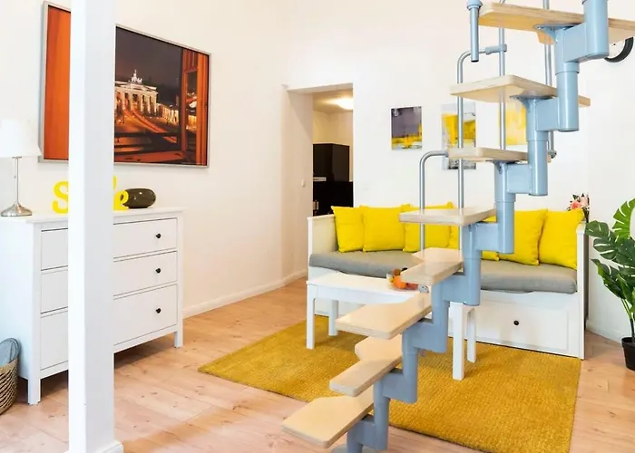 Daire Spacious Loft Style In Wilmersdorf